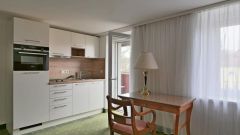 Lockwitz, Erstbezug in neu möbliertes 2-Zi-Apartment mit Balkon, gepflegtes Haus mit Garten
