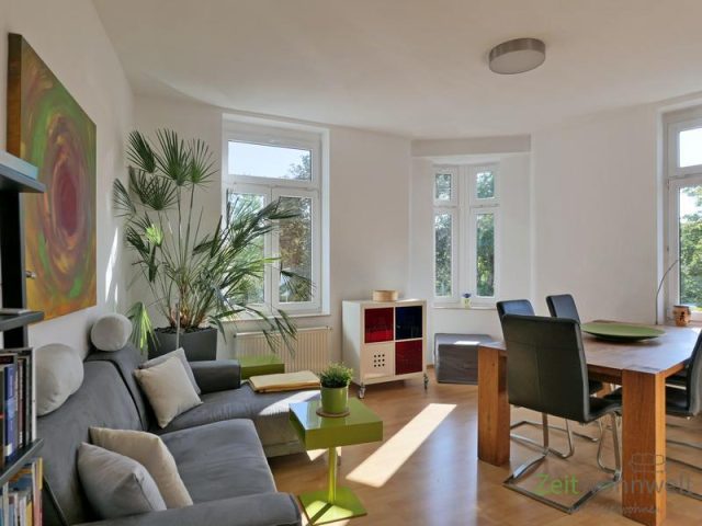 Blick ins Wohnzimmer