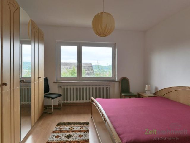 Blick ins Schlafzimmer