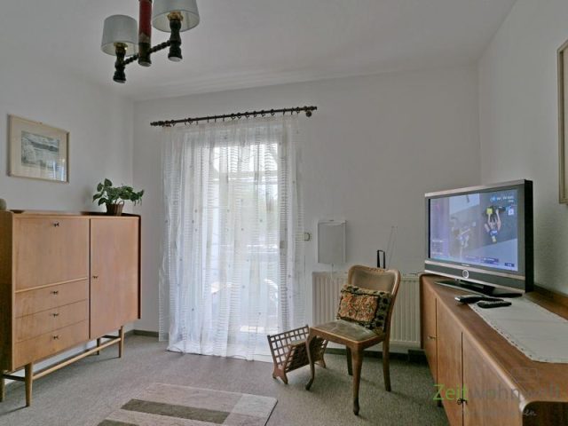 Blick zum Balkon