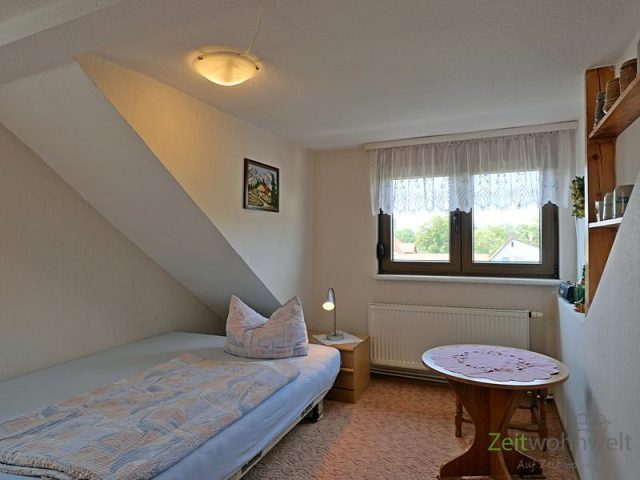 Blick ins Schlafzimmer