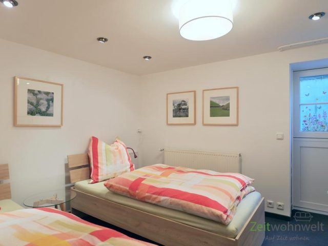 Blick ins Schlafzimmer