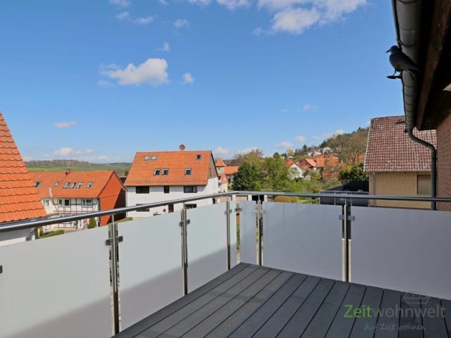 Blick vom Balkon