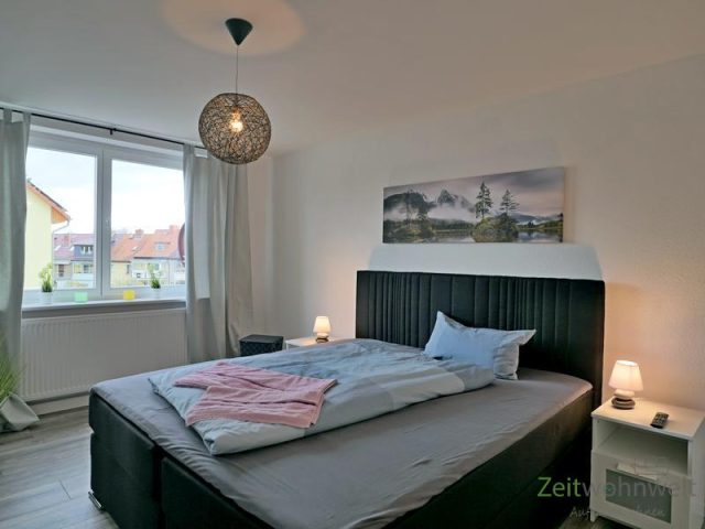 Blick ins Schlafzimmer