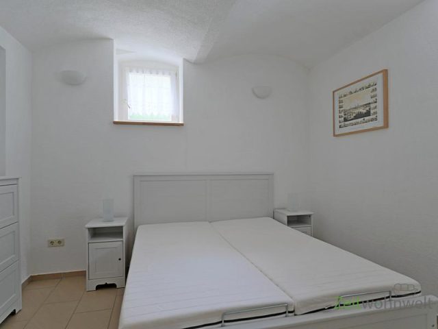 Blick ins Schlafzimmer