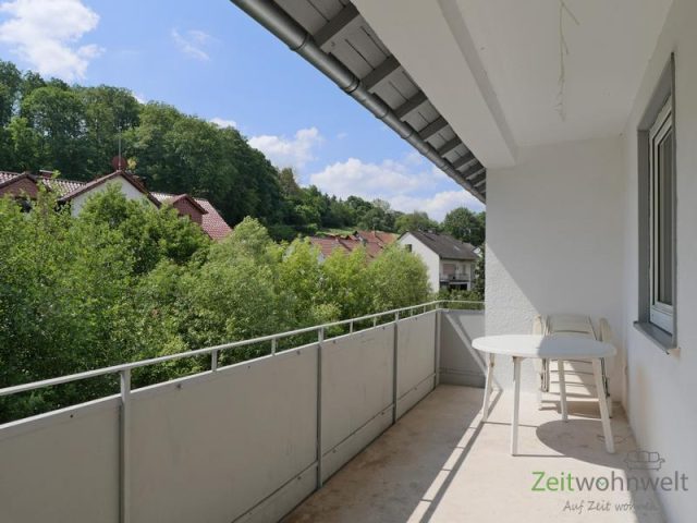 Blick vom Balkon