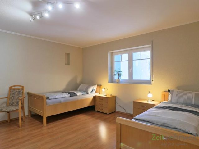 Blick ins hintere Schlafzimmer