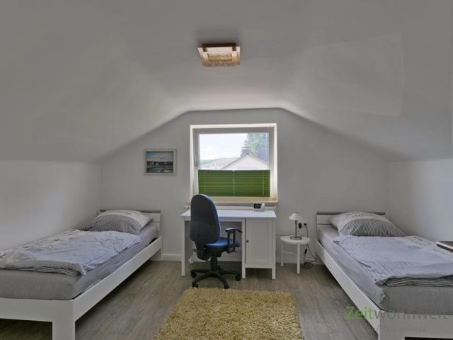 Blick ins Schlafzimmer