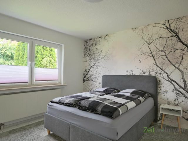 Blick ins Schlafzimmer