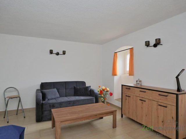 Blick zum Sofa