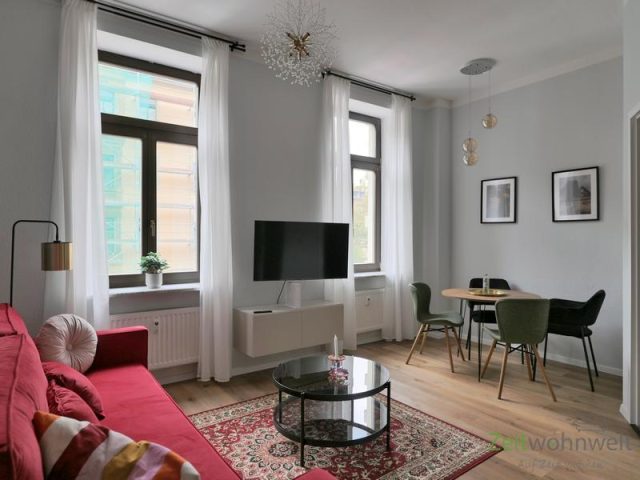 Blick ins Wohnzimmer