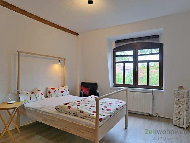 Blick ins Schlafzimmer