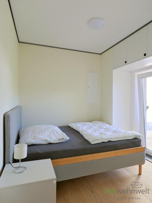 Blick ins Schlafzimmer