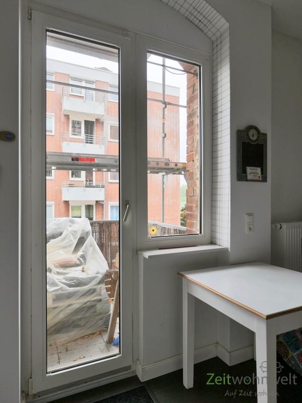 Küchenbalkon noch eingerüstet