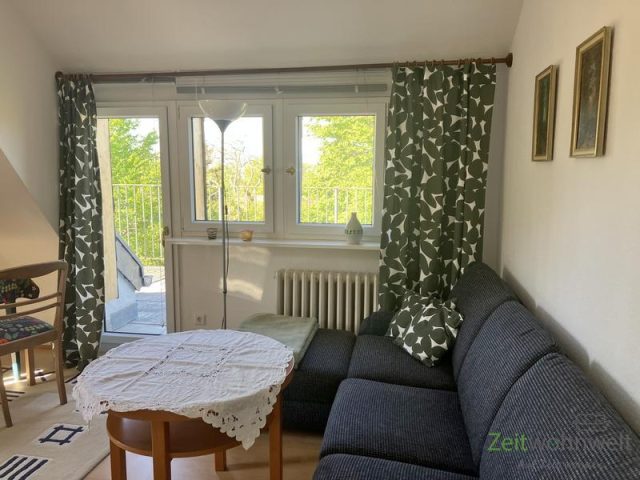 Blick zum Dachbalkon