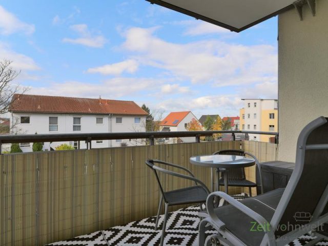Novemberblick vom Balkon