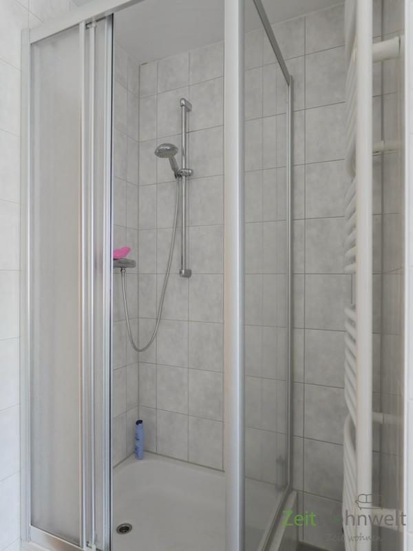 Dusche und Handtuchheizkörper