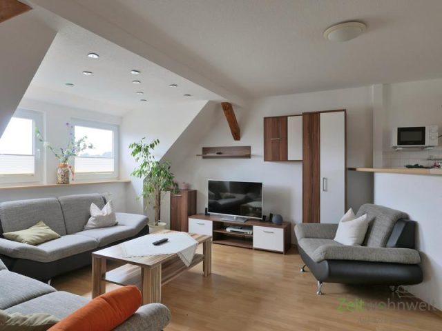 Blick ins Wohnzimmer