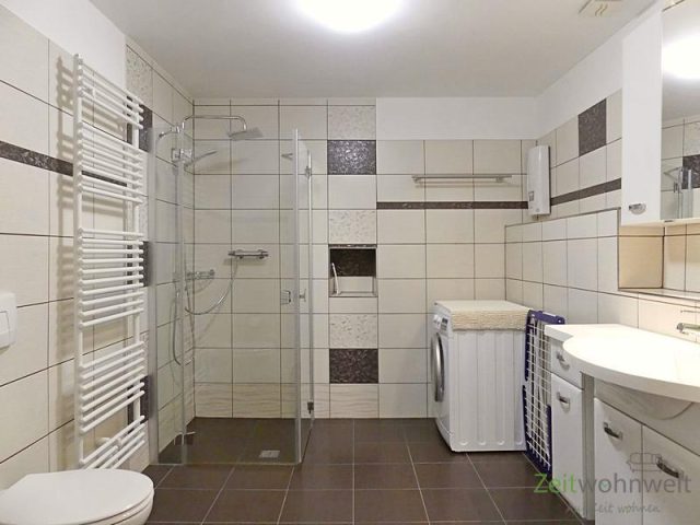 WC, Dusche, Waschmaschine