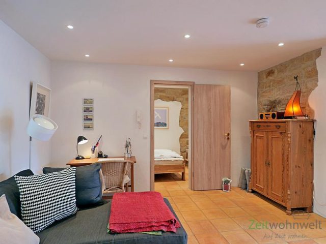 Blick zum Schlafzimmer