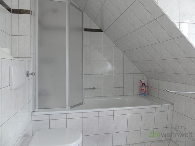 Wanne mit Duschwand