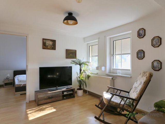 Blick ins Wohnzimmer