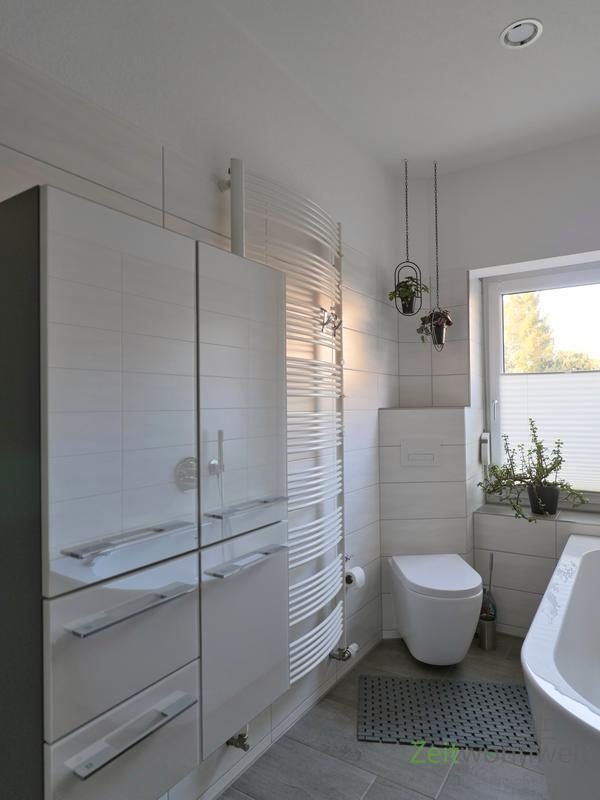 Badschrank und WC