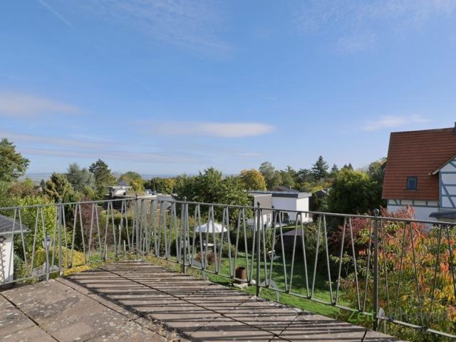 Herbstblick vom Dachbalkon