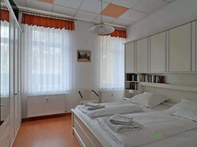Blick in das große Schlafzimmer