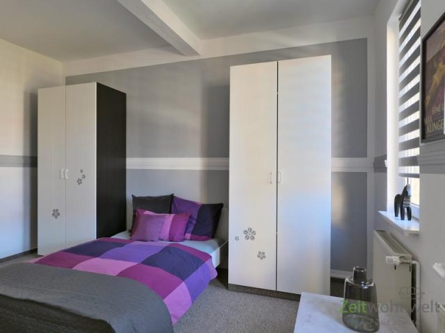 Blick ins Schlafzimmer