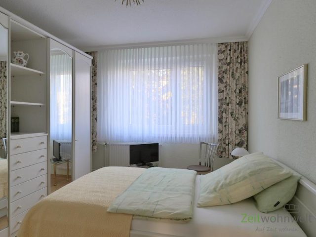 Blick ins Schlafzimmer