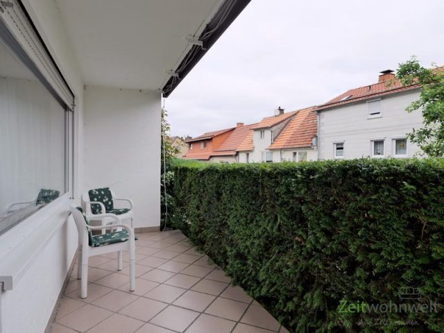 geschützte Terrasse