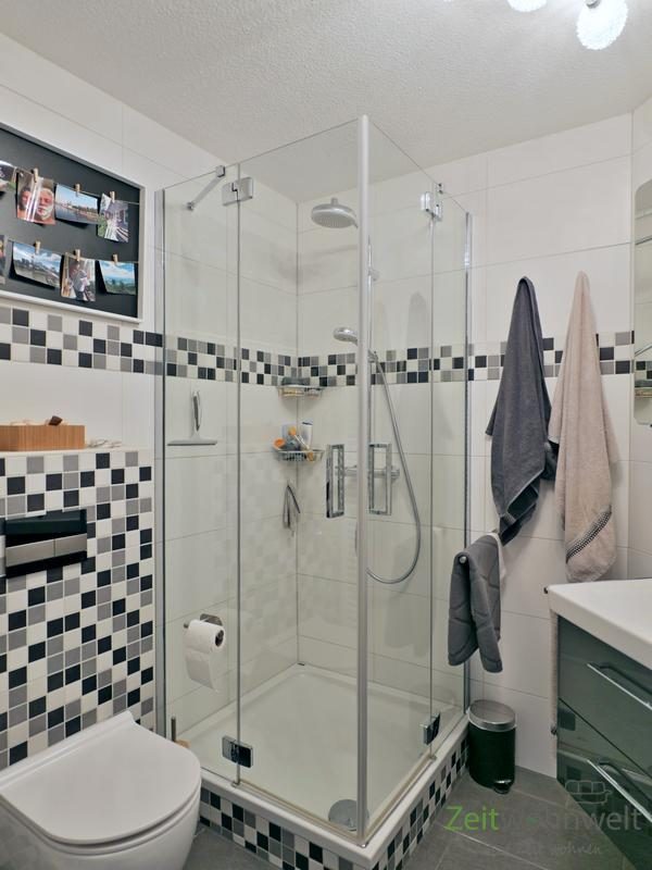 Blick zur Dusche