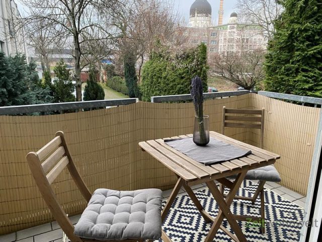 Balkonausblick im Februar