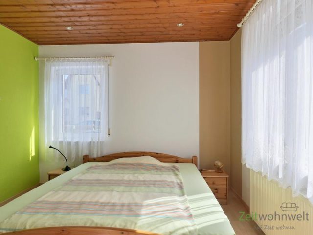 Blick ins Schlafzimmer