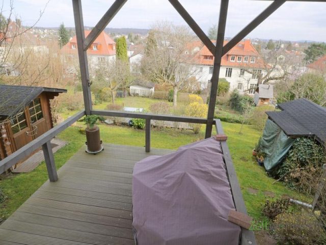Blick auf die Terrasse