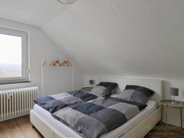 Blick ins Schlafzimmer