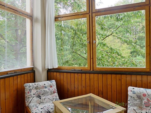 Sonnenschutz in der Veranda