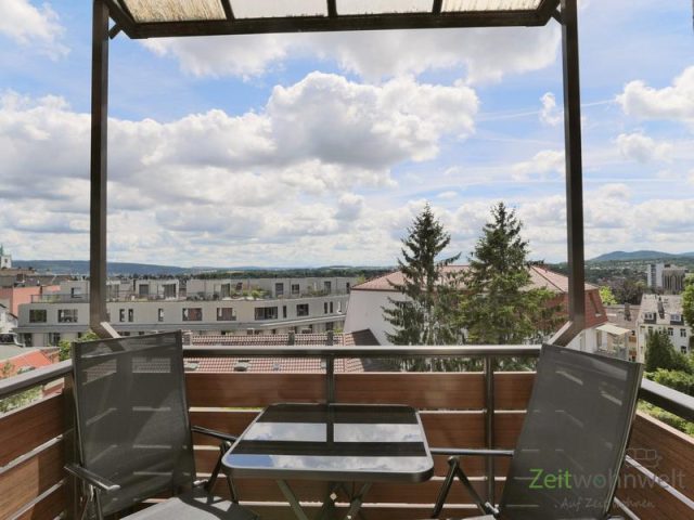 Blick auf den Balkon