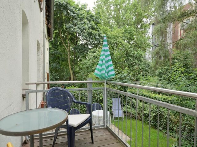 Balkon an der Küche