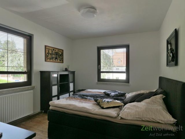 Blick ins Schlafzimmer