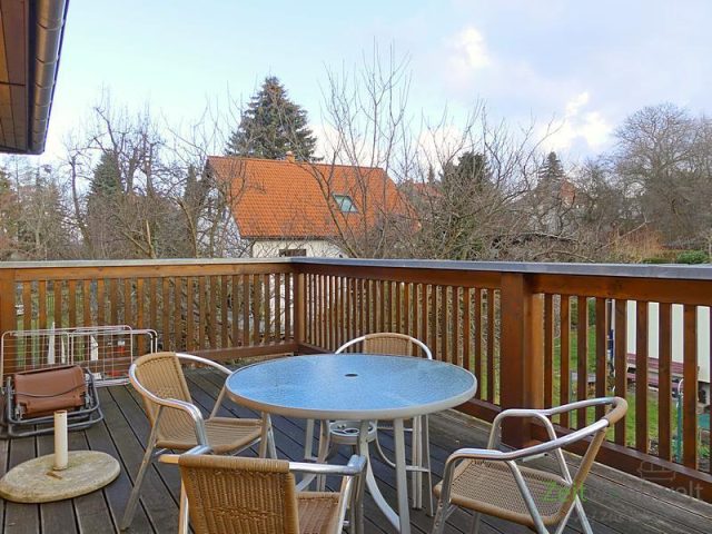 Balkonblick im November