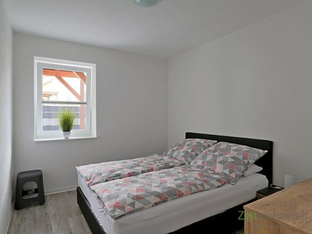 Blick ins Schlafzimmer