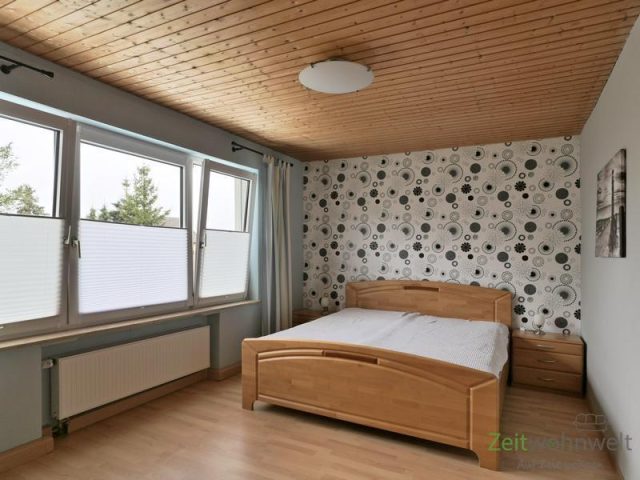 Blick ins Schlafzimmer