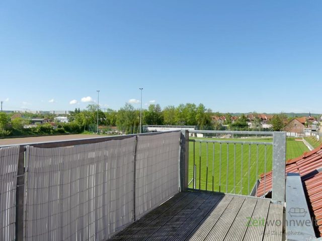 Blick vom Dachbalkon