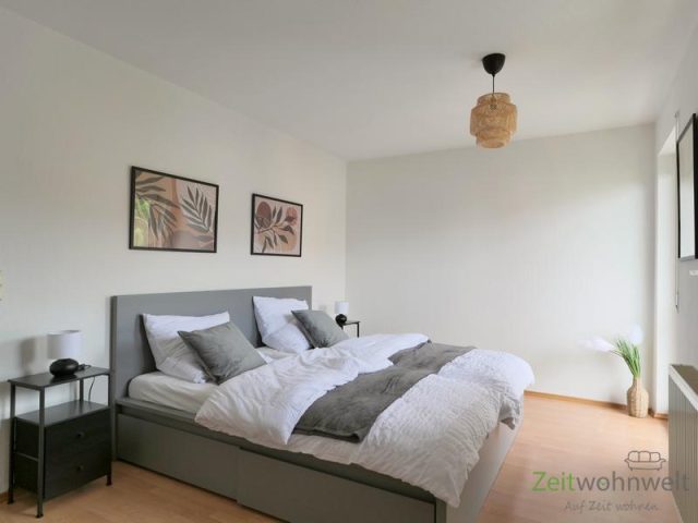 Blick ins Schlafzimmer