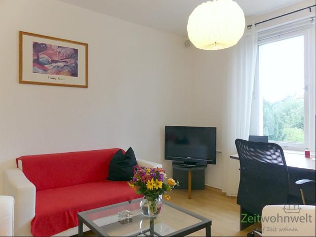 Wohnzimmer-Blick zum TV