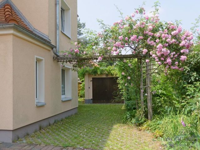 PKW-Stellplatz mit Blumenpracht