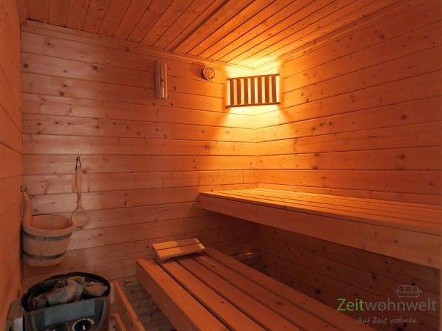 Sauna mit Aufguss