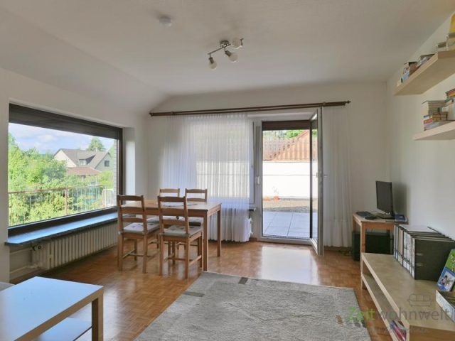 Blick zum Dachbalkon